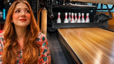 İşçi Melike, bowling makinesinde can verdi