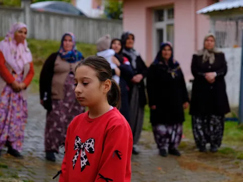 1 öğretmen ve 1 öğrencili okulda duygulandıran 29 Ekim töreni! - fotoğraf 1