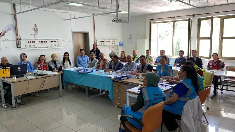 İSKENDERUN DEVLET HASTANESİ'NDE AFETLERE HAZIRLIK ETKİNLİĞİ