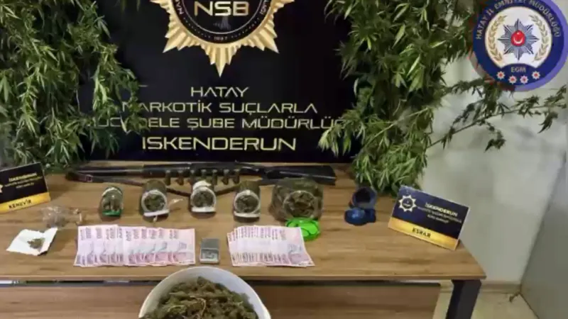 İSKENDERUN’DA UYUŞTURUCU OPERASYONU