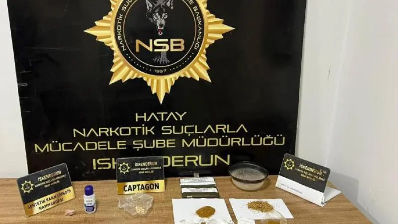 İskenderun'da Uyuşturucu Suçundan İki Tutuklama