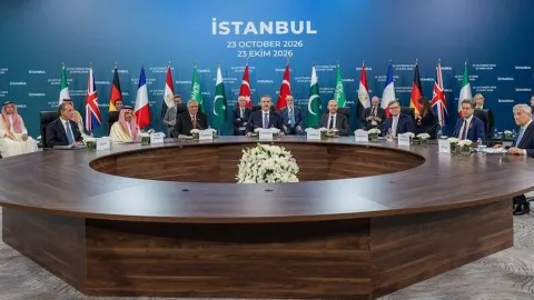 İstanbul'da toplanan sekiz ülkenin bakanlarından ortak açıklama
