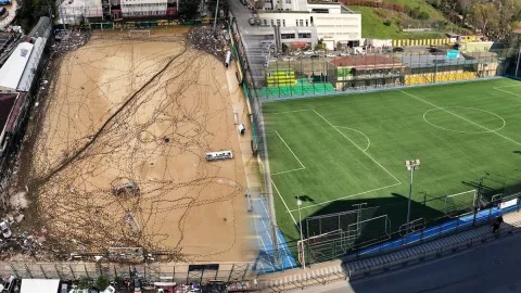 İstanbul'daki sel felaketinde kullanılamaz hale gelmişti! Atatürk Ayazağa Stadı yıkılıyor
