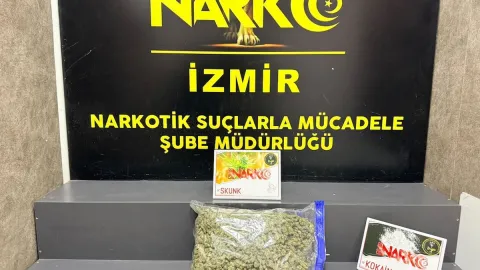 İzmir'de uyuşturucu operasyonu: 2 şüpheli gözaltında