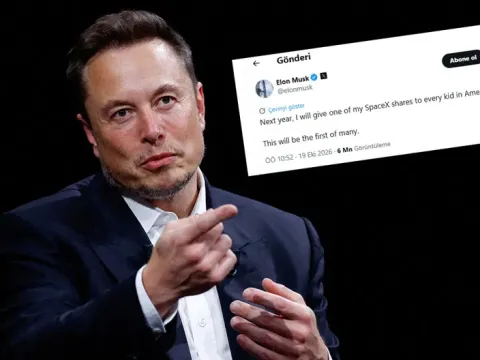 Elon Musk, ABD'deki 72 milyon çocuğun her birine birer SpaceX hissesi verecek - fotoğraf 1