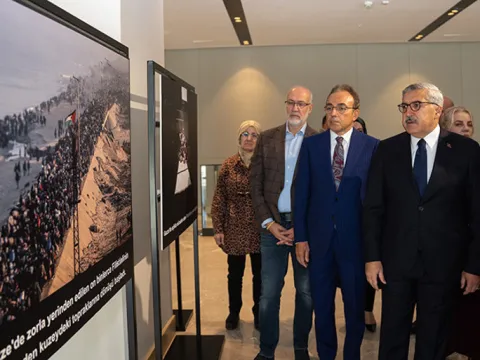 AK Parti'de 'Gazze: Vicdanın Şahitliği' fotoğraf sergisi açıldı - fotoğraf 3