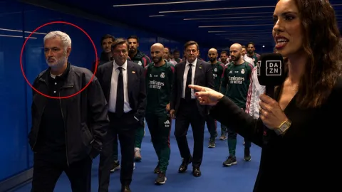 Jose Mourinho kameralara fena yakalandı