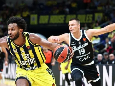 F.Bahçe Tarfin, Partizan'ı devirdi! - fotoğraf 1