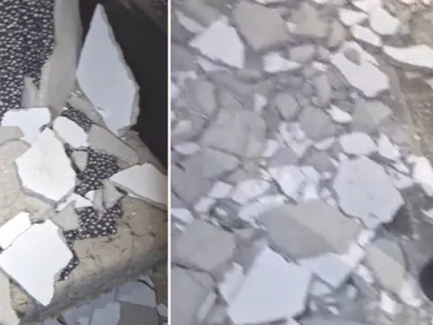 Evinde otururken üzerine tavan çöktü! - fotoğraf 3