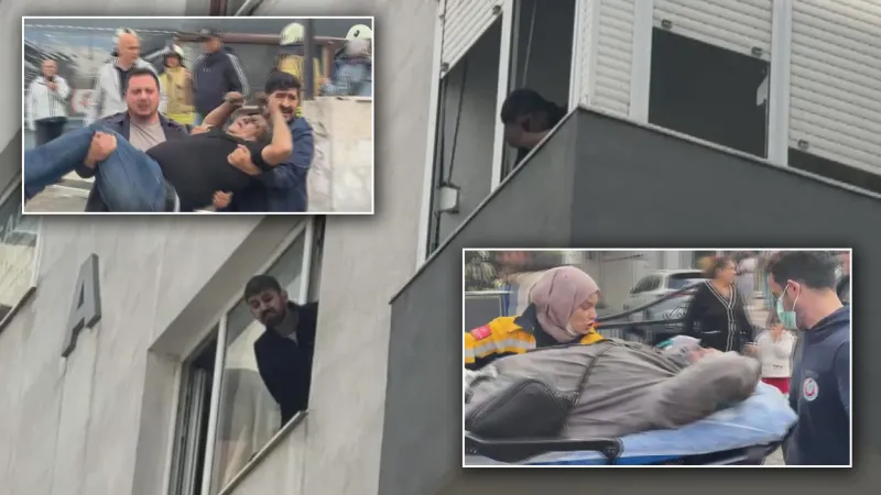 Kadıköy'de can pazarı. 8 katlı binada yangın çıktı