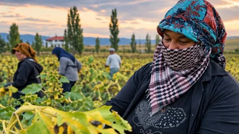 Kadın çiftçi borç içinde