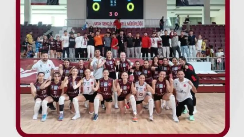 KADIN VOLEYBOLDA GALİBİYETE DEVAM