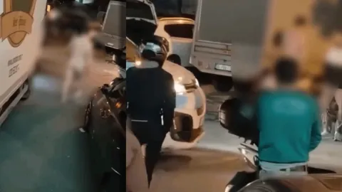 Kağıthane'de çıplak halde markete girip 'Bomba' diye bağırdı!