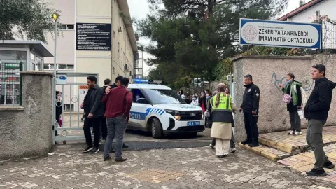 Kahramanmaraş'ta iki okul birden tahliye edildi: 32 öğrenci hastaneye kaldırıldı