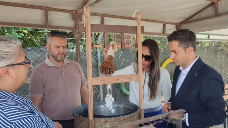 Kaymakam Oğuz Cem Murat'tan Defne Koza Evi'ne Ziyaret