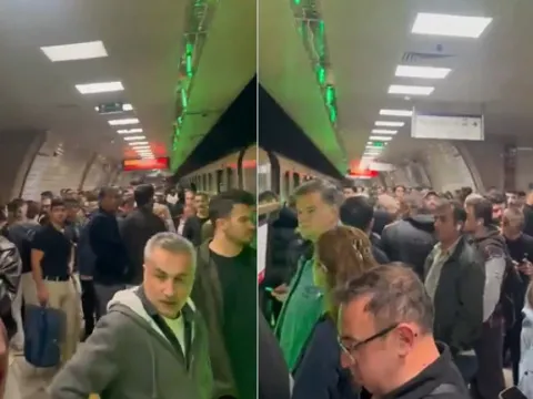 M5 metro hattında kablolar patladı: Yolcular tahliye edildi! Seferlerde aksamalar yaşanıyor - fotoğraf 3