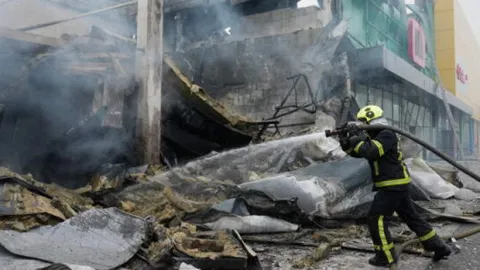 Kiev İHA'lara hedef oldu