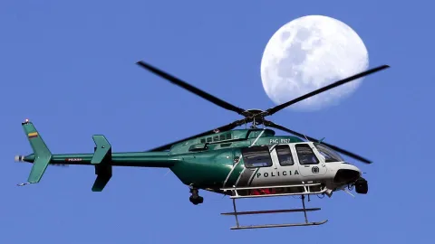 Kolombiya'da askeri helikopterin düşmesi sonucu 19 kişi yaralandı