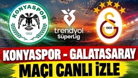KONYASPOR - GALATASARAY MAÇI CANLI İZLE | Konyaspor-GS maçı hangi kanalda, saat kaçta? Konyaspor-Galatasaray maçı şifresiz nereden izlenir?