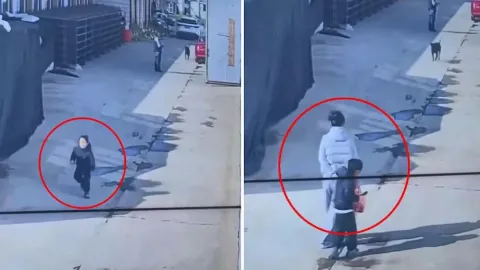 Korku filmlerini andıran görüntü! Kamera tüm olan biteni kaydetti