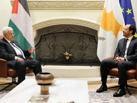 Abbas İsrail’in ortağı GKRY’ye gitti! Ziyarete KKTC'den tepki: "Üzüntüyle karşıladık" - fotoğraf 2