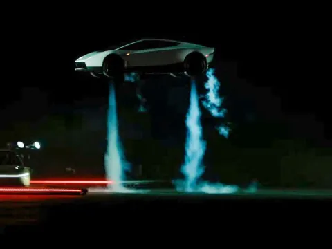 Tesla'nın yeni otomobili 'uçuyor' - fotoğraf 1