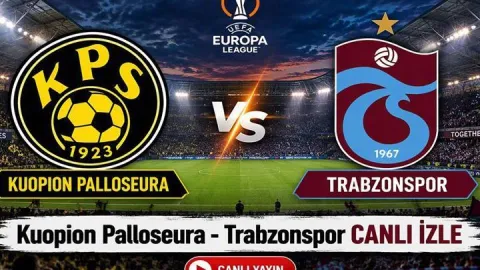KUOPION PALLOSEURA - TRABZONSPOR CANLI İZLE| Konferans Ligi Trabzonspor Maçı TRT 1 Şifresiz & Canlı İzle! İşte Maç Kadrosu