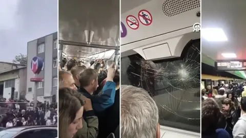 M5 metro hattında kablolar patladı: Yolcular tahliye edildi! Seferlerde aksamalar yaşanıyor