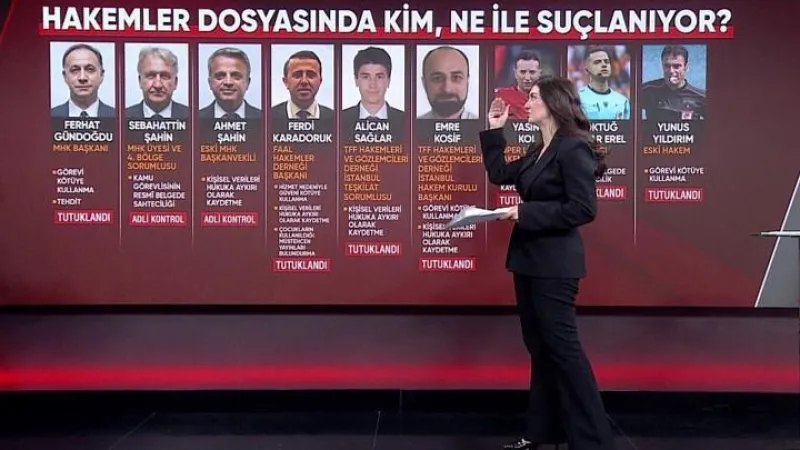 MAÇ BAŞLADI, PARA HAREKETİ BAŞLADI! Hakemler soruşturmasında bilirkişi raporu CNN TÜRK'te