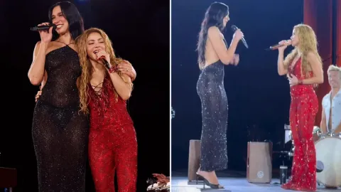 Madrid sahnesinde sürpriz buluşma: Dua Lipa ve Shakira'dan düet