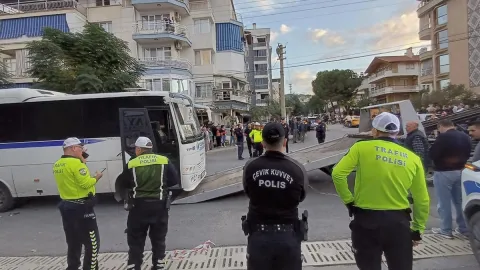 Manisa’da servis minibüsünün çarptığı bisikletli çocuk öldü