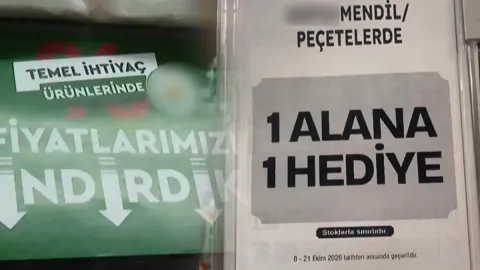 Marketlerin '1 alana 1 bedava oyunu' ifşa oldu