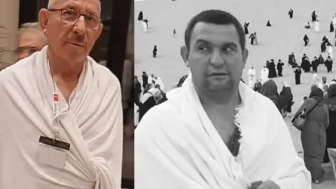 Mekke'de evlat acısına kalbi dayanmadı: Oğlunun mezarı başında fenalaşan baba vefat etti!