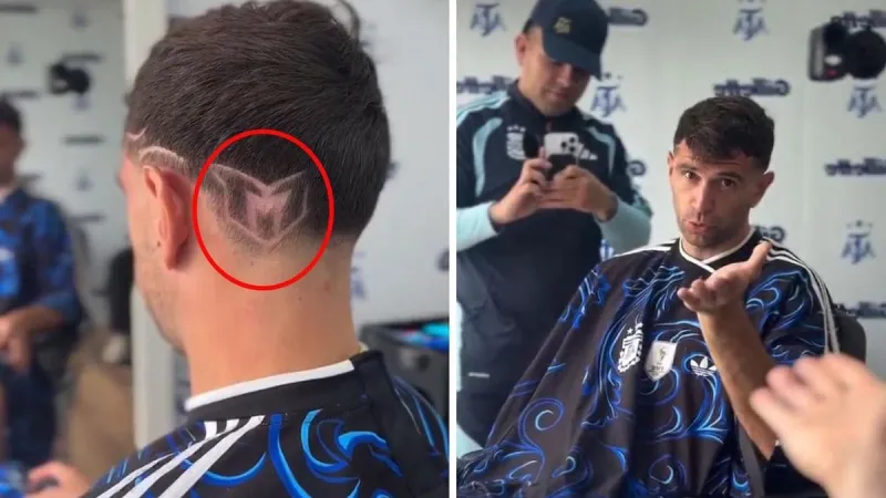 Messi hayranlığı bambaşka bir seviye! Saçlarına logosunu kazıttı