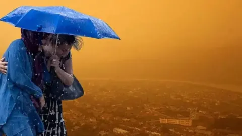Meteoroloji'den çifte uyarı: Kapı pencereleri sıkı sıkı kapatın kuvvetli sağanak ve toz taşınımı geliyor