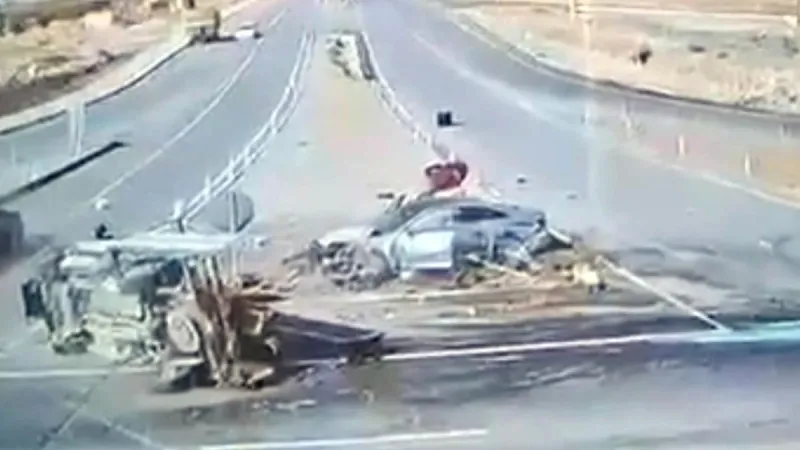 MHP'li milletvekilinin yaralandığı kazanın görüntüleri ortaya çıktı