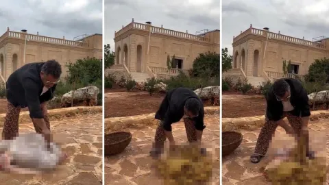 Midyeci Ahmet'in sakatat temizlediği görüntü infial yarattı