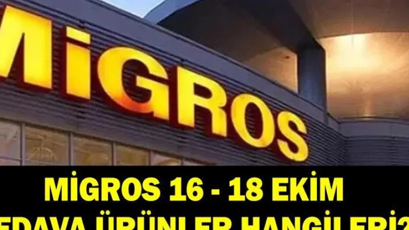 MİGROS 1 ALANA 1 BEDAVA 16 - 18 EKİM: Migros'ta hangi ürünler bedava? Kişisel bakım ve hijyen ürünleri...