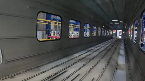 Milli Hızlı Trenin ikinci seti üretiliyor