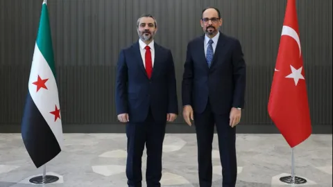 MİT Başkanı Kalın, Suriye Dışişleri Bakanı Şeybani ile görüştü