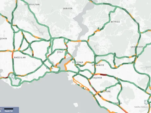 Sağanak alarmı İstanbul trafiğine yansıdı; yoğunluk yüzde 35'te kaldı - fotoğraf 2