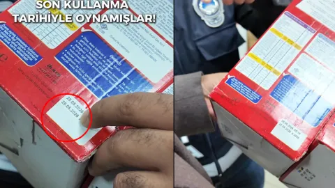 Mühürlü markette skandal: Bebek bisküvilerinin tarihleri elle değiştirilmiş