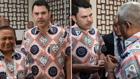 Murat Kurum'un gömleği dikkat çekti