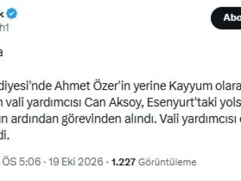 Esenyurt kayyumu Can Aksoy görevden alındı merkeze çekildi - fotoğraf 1