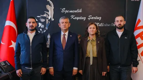 Narin Güran’ın ağabeyi ve amcasından Özgür Özel’e ziyaret