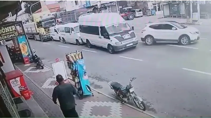 Nevşehir’de zincirleme kaza kamerada