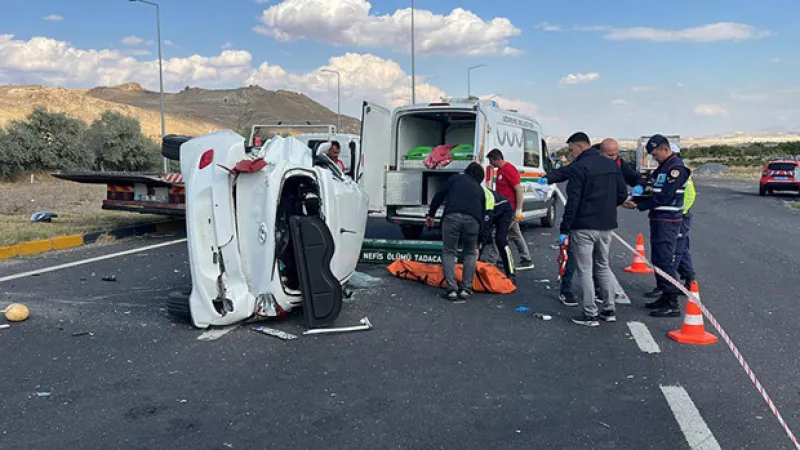 Nevşehir’deki Göreme Kavşağı’nda can pazarı: Takla atan otomobilin sürücüsü ve eşi öldü