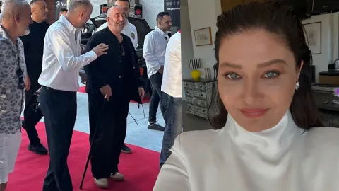 Nurgül Yeşilçay'dan Cem Yılmaz'a gönderme. "Kadının yaşıyla ilgili espri yapanlar bastonla yürüyor"