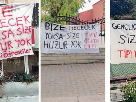 İki öğrencinin tutuklanmasını protesto eden 4 öğrenciye gözaltı! - fotoğraf 1