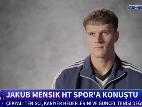 Çekyalı tenis yıldızı Menšík HT Spor’a konuştu! - fotoğraf 1